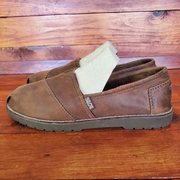 Skechers BOBS Chill Lugs Shoes Women 9.5 Brown‎ Urban Spell Slip On SN 113352 - Picture 1 of 7